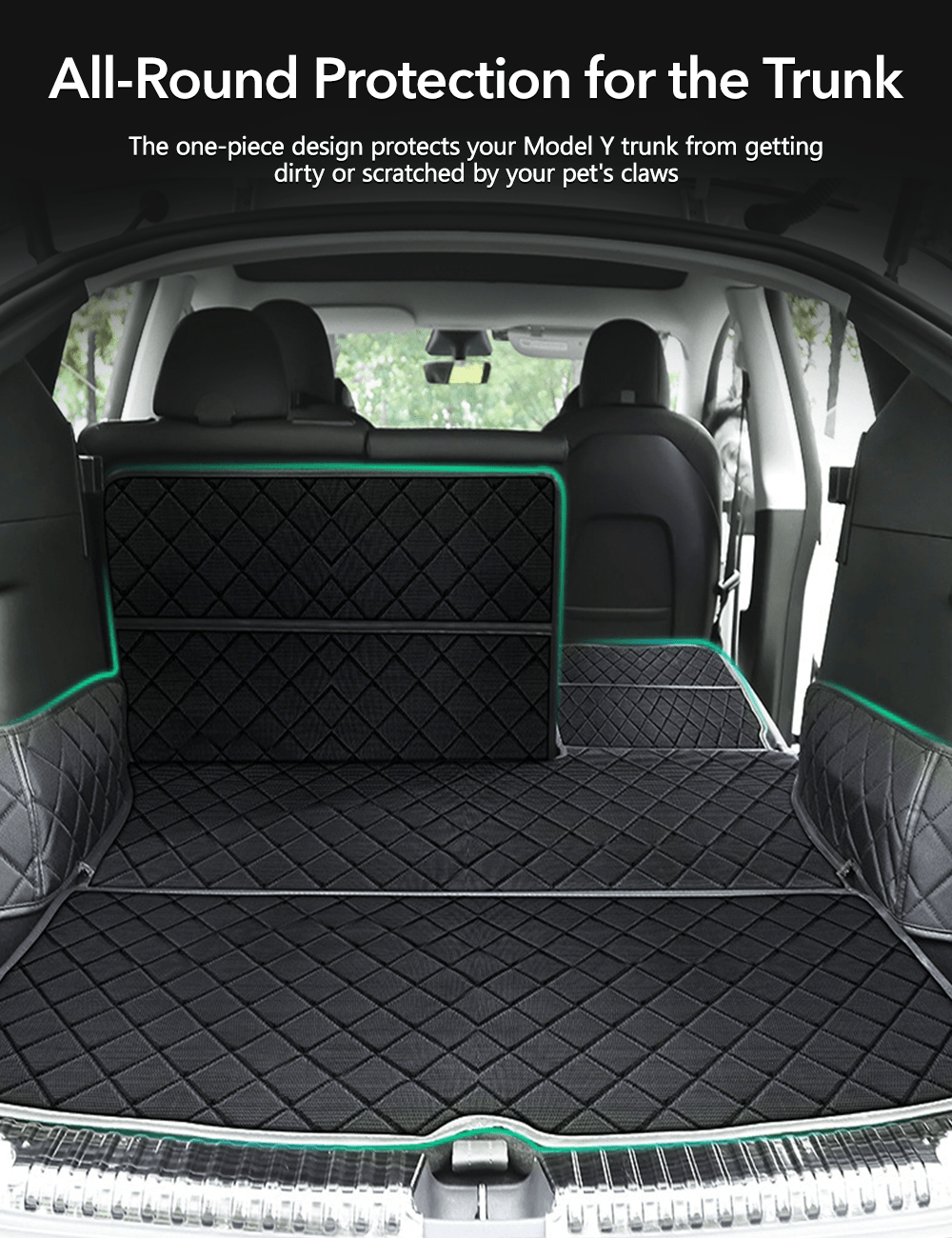 Trunk Mat Waterproof Car Dog Cover for Model Y | TESERY Tesery Official Store