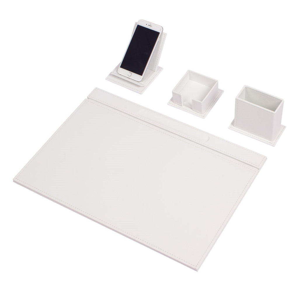 MOOG Luxury Desk Set-4 Accessories-  Black - 4 PCS Moogdesk