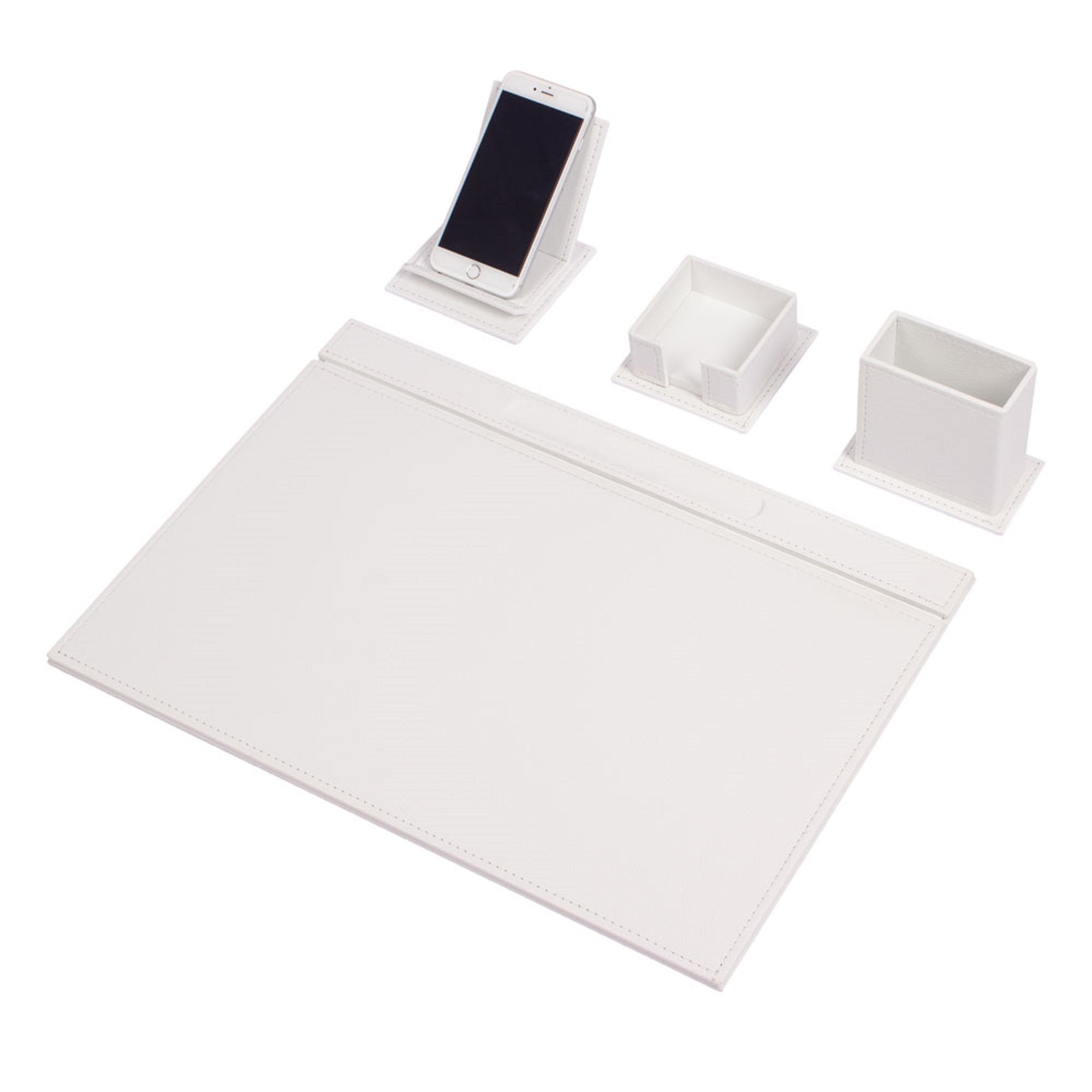 MOOG Luxury Desk Set-4 Accessories-  Black - 4 PCS Moogdesk