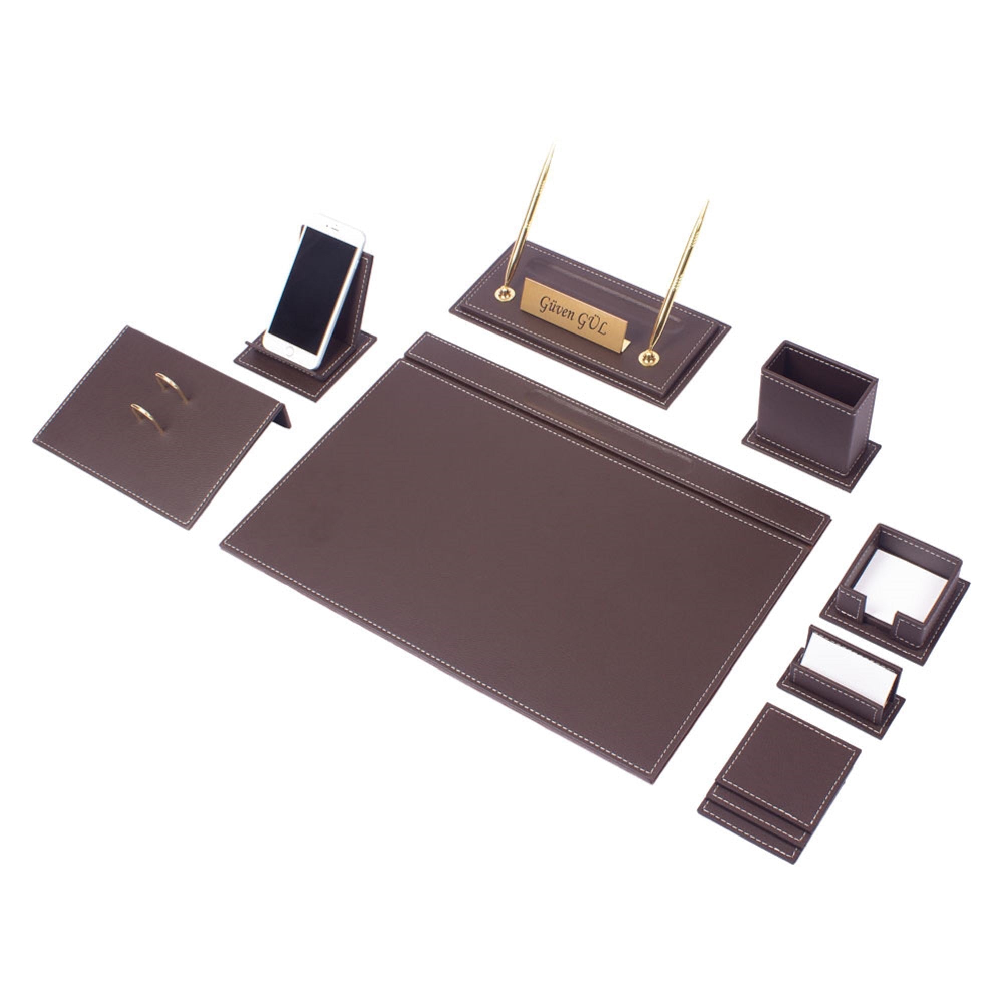 MOOG Luxury Desk Set-12 Accessories -Green- 12 PCS Moogdesk