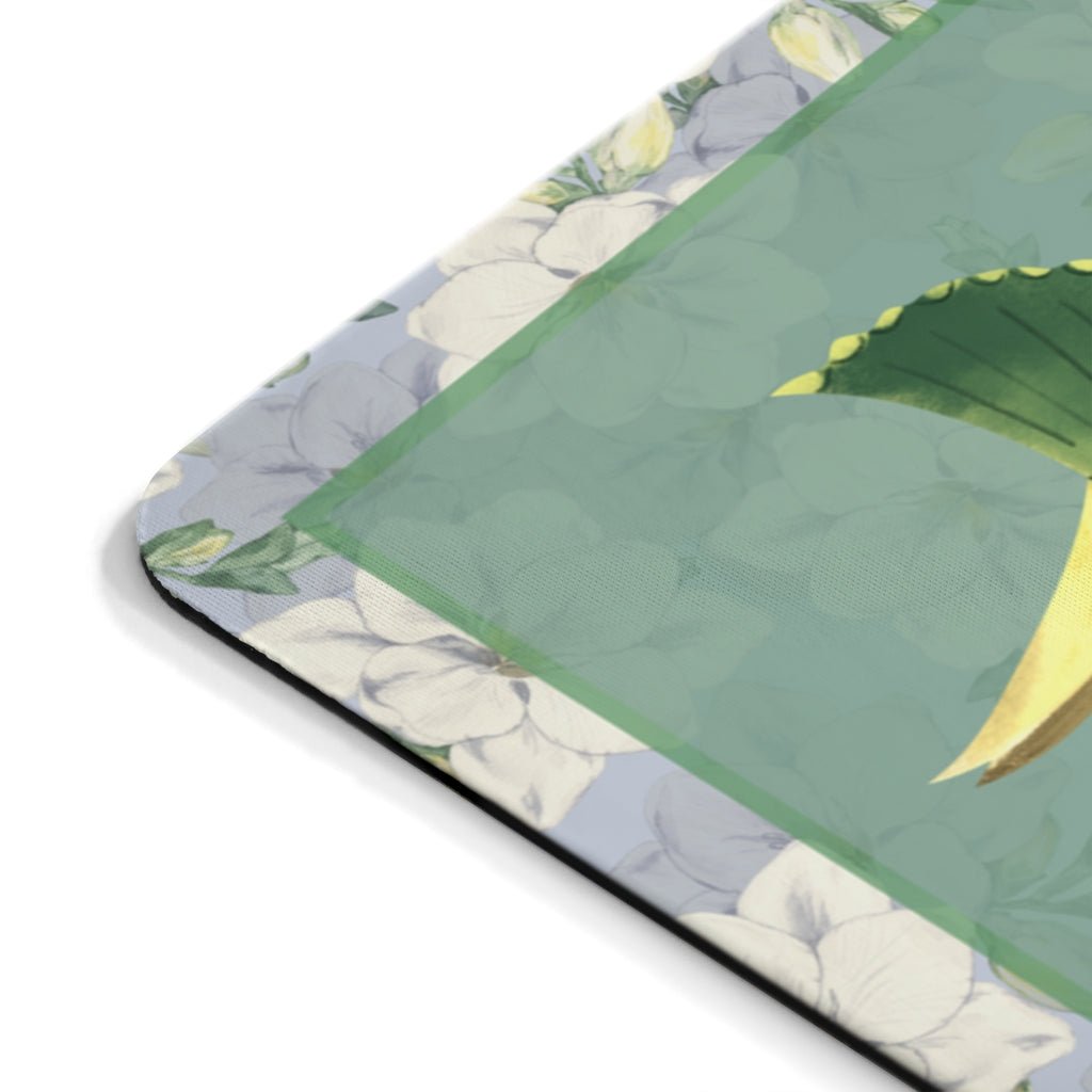 Watercolor Triceratops Mouse Pad Opal and June