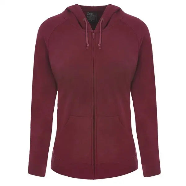 Women's Bamboo French Terry Zip Hooded Sweatshirt Spun Bamboo