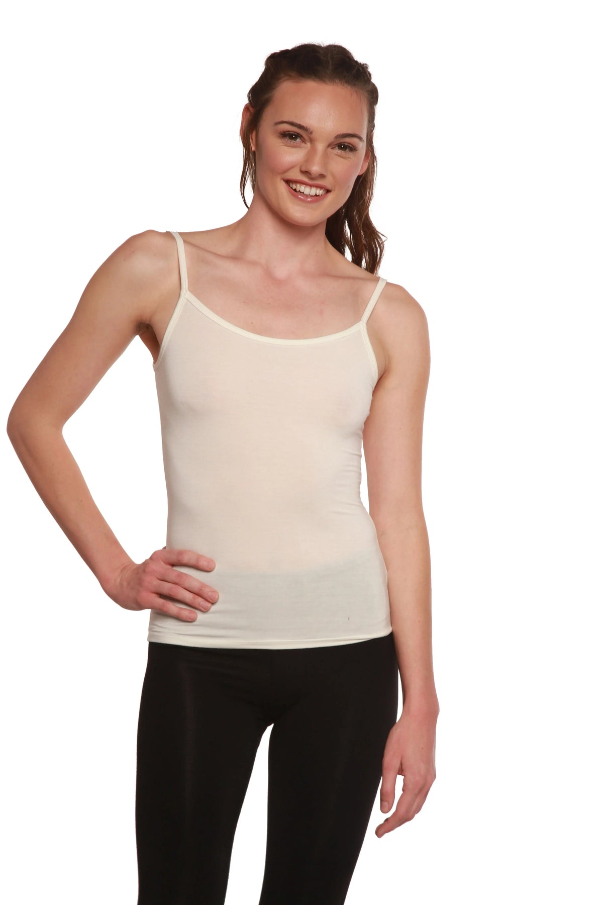 Clearance Women's Bamboo Viscose Spaghetti Strap Camisole Spun Bamboo