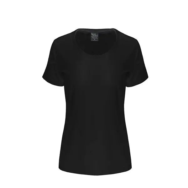 Women's Bamboo/Cotton Short Sleeve Scoop Neck T-Shirt Spun Bamboo