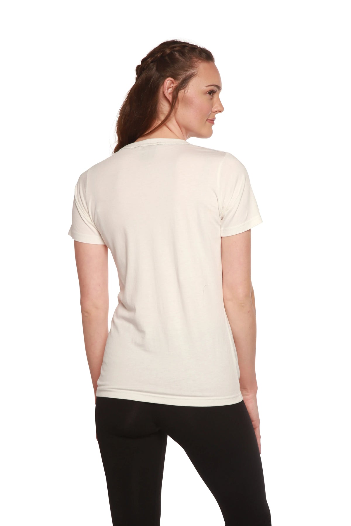 Women's Spun Bamboo Logo Bamboo Viscose/Organic Cotton T-Shirt Spun Bamboo